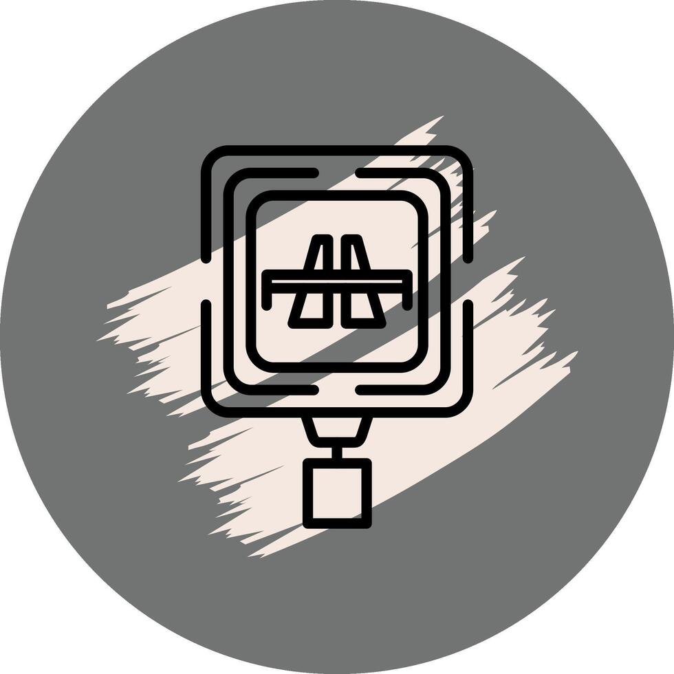 Toll Bridge Distinct Creative Design Object vector