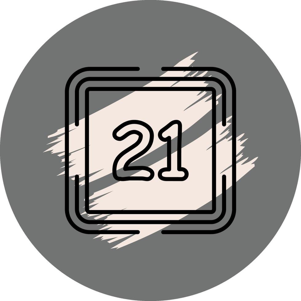 Counting Twenty One Functional User Interface Symbol vector