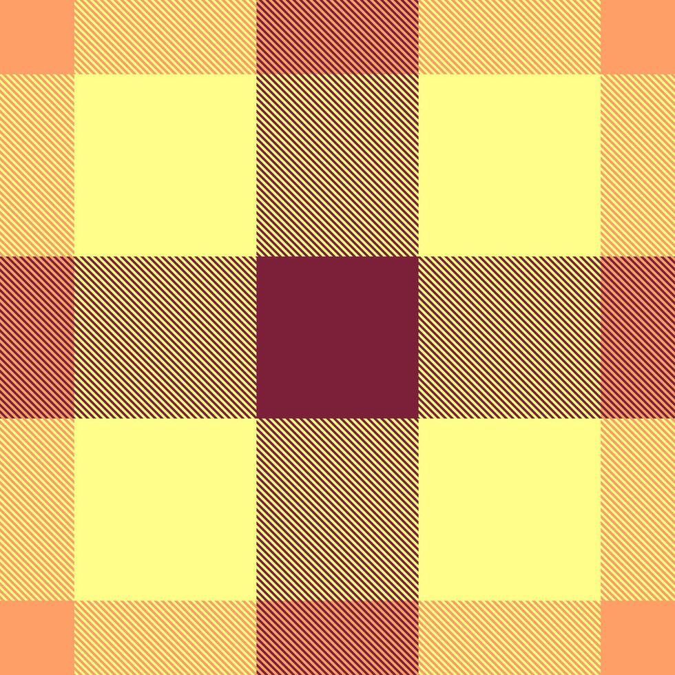 Warm plaid pattern. Seamless textile design evokes comfort, rustic charm. Ideal for backgrounds, apparel, or home decor projects. Versatile, inviting. vector