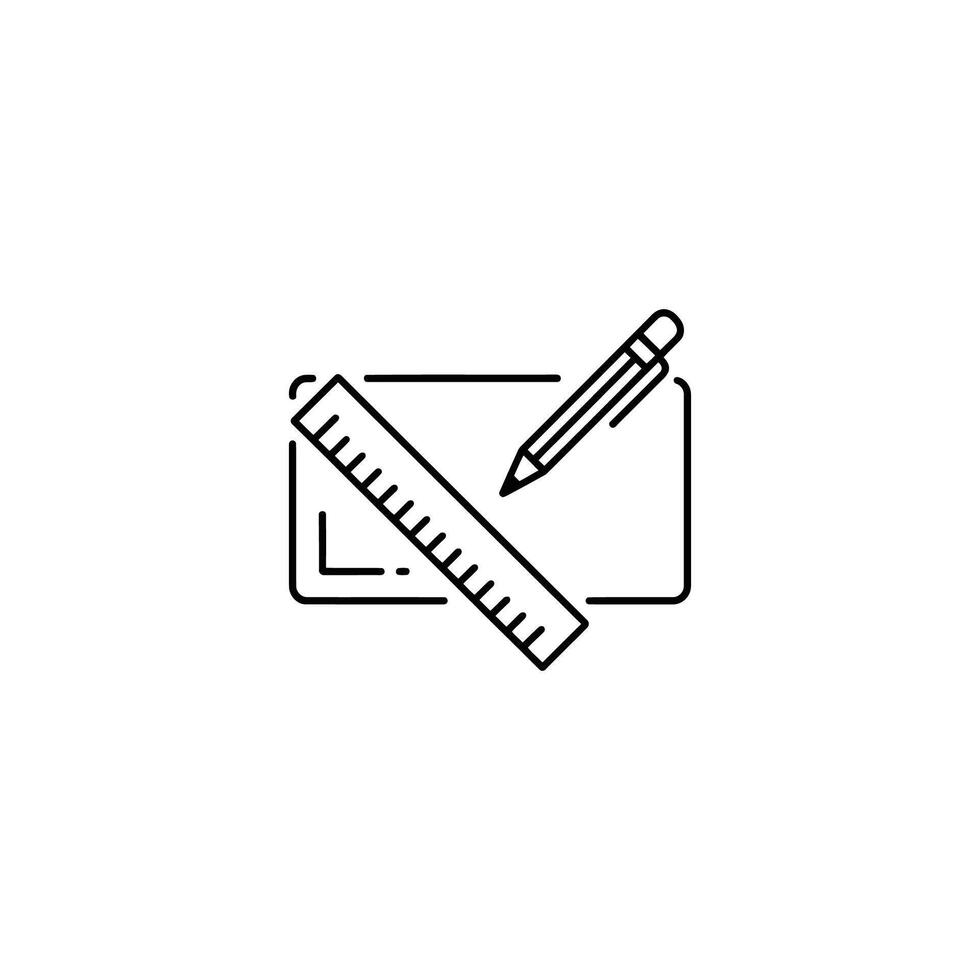 Technical Drawing Tools and Materials Icon Design for Engineering and Architectural Projects Perfect for Websites and Presentations vector
