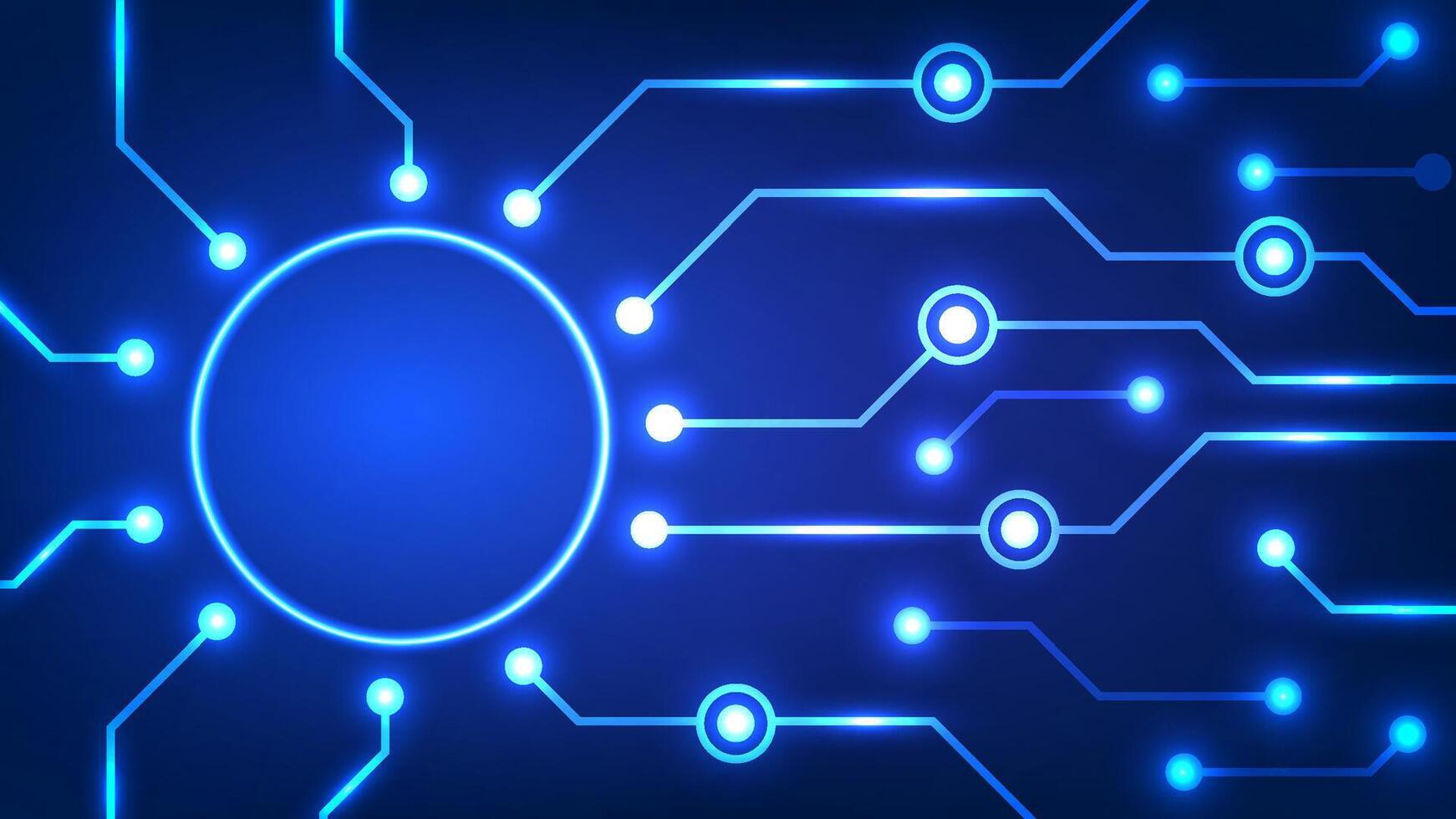 Digital technology circuit background. Circuit board data system concept. Design for futuristic network computer virtual and electronic. vector
