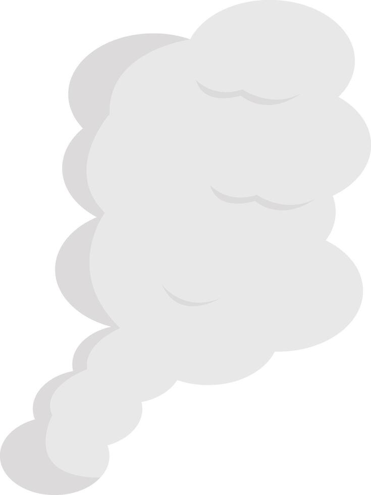 Smoke Clouds Element with Flat Design. vector
