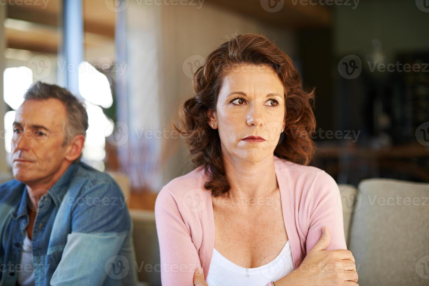 Couple experiencing communication problems in relationship