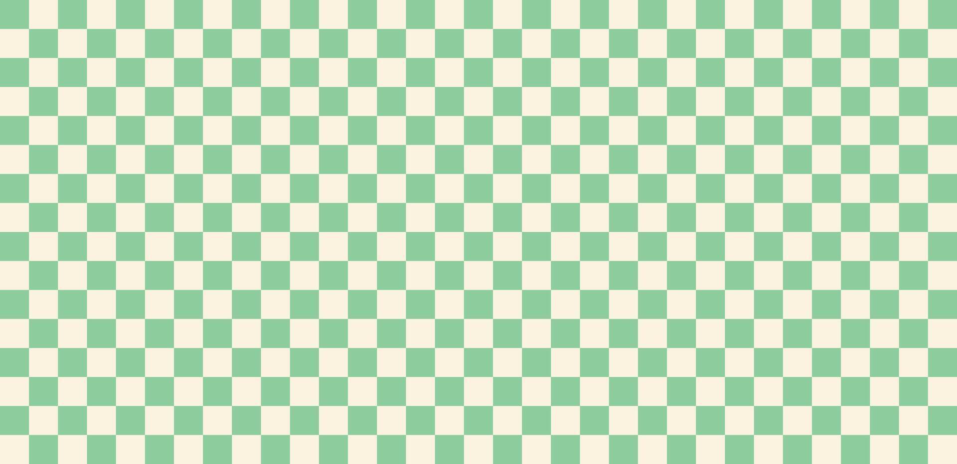seamless lattice pattern repeating green white abstract square background. gingham pattern seamless plaid repeat in green and white. flat style. vector