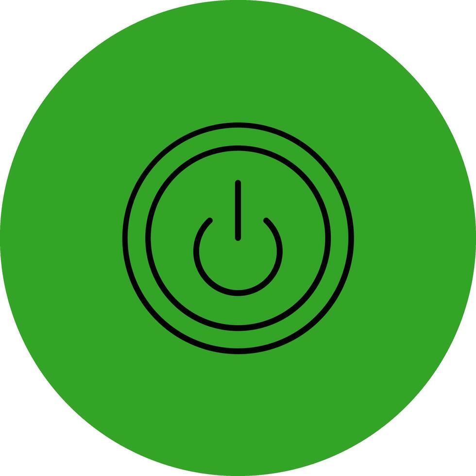 poder vibrante color visual objeto vector