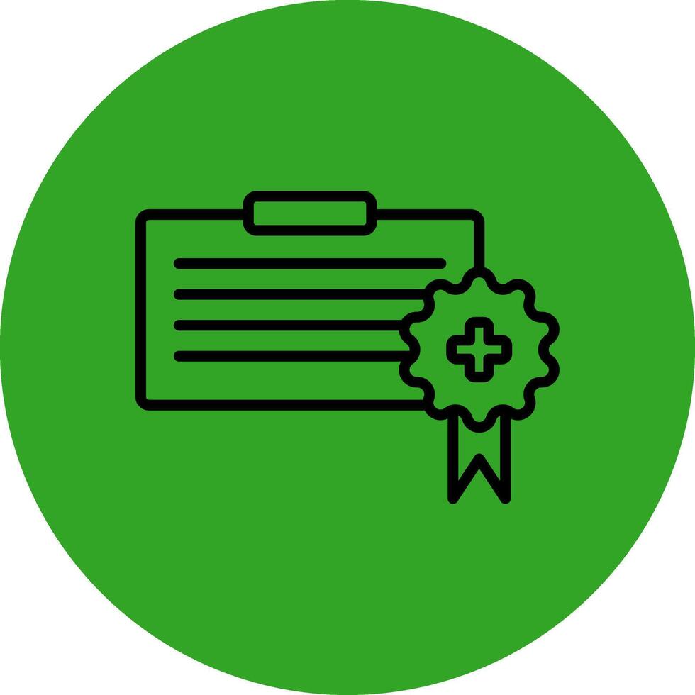 Certificate Minimal Art Style Object vector