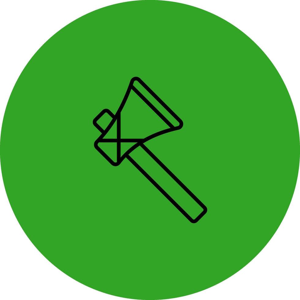 Axe Flat User Interface Form vector