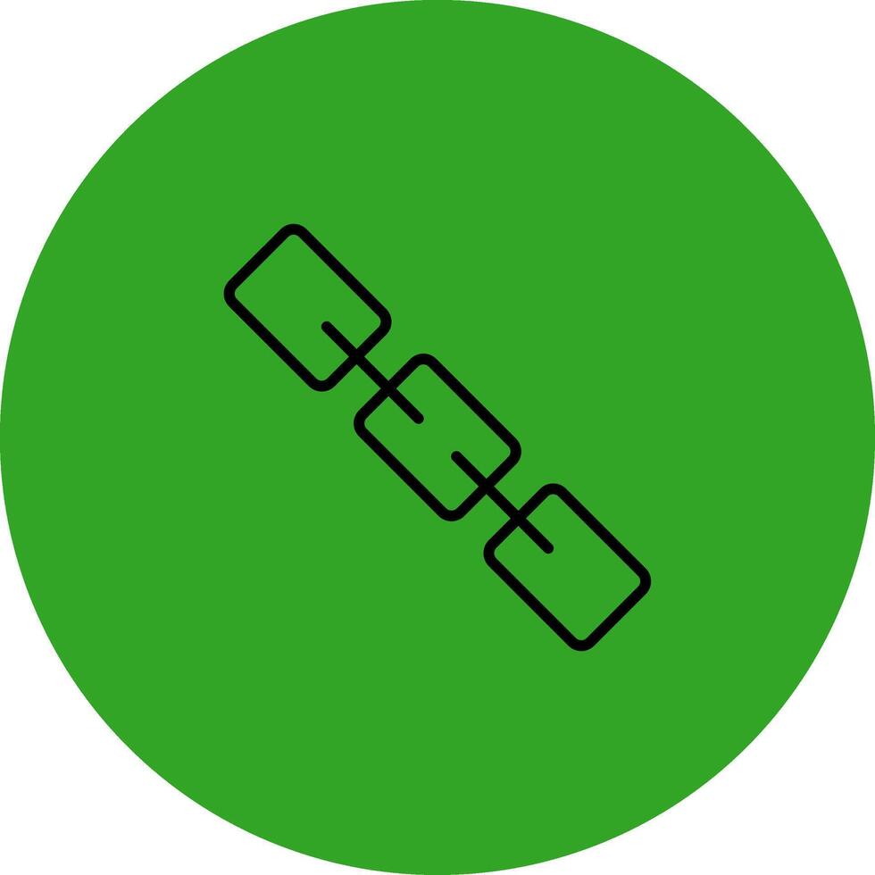 Chain Minimal Graphic Visual Element vector