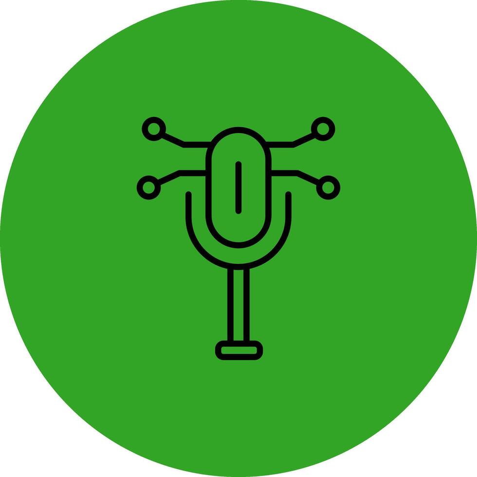 Speech Recognition Minimal Graphic Visual Element vector