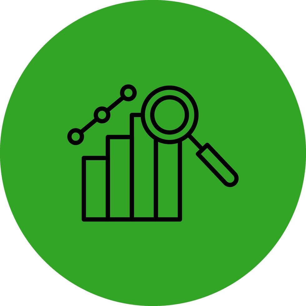 Statistical Analysis Digital Technology Style Element vector