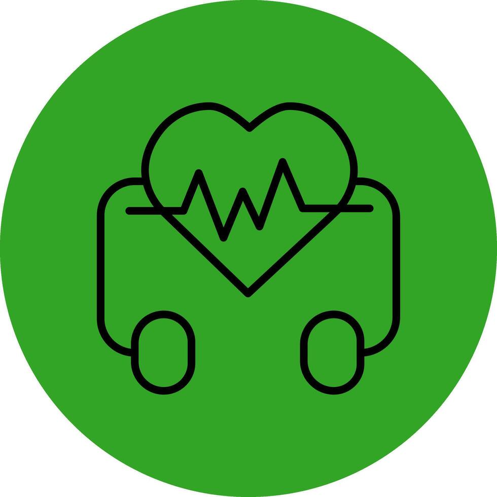 Defribillator Clean Frame Design Object vector