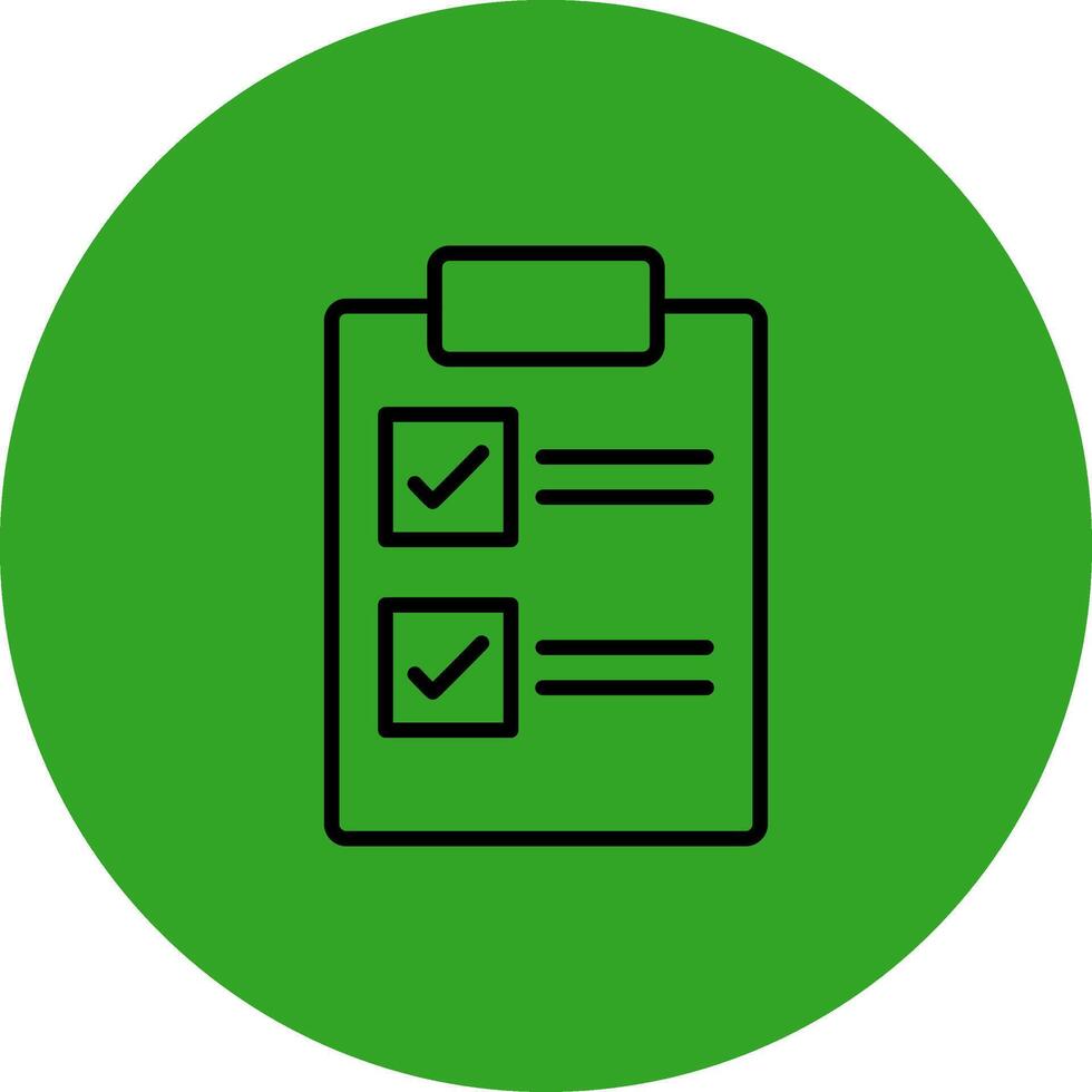 List Vibrant Color Visual Object vector