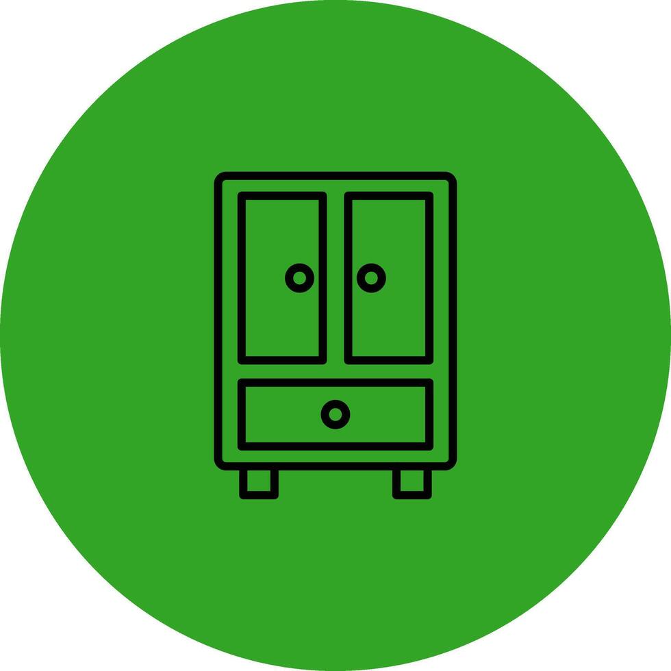 Cupboard User Interface Badge vector