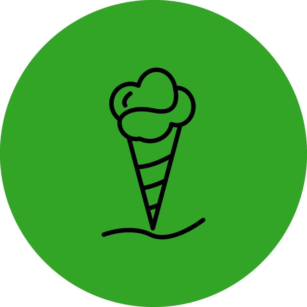 Ice Cream Interactive User Interface Design vector