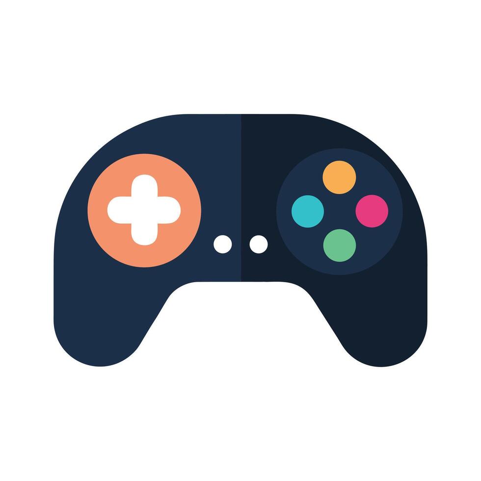 a game controller icon on a white background vector