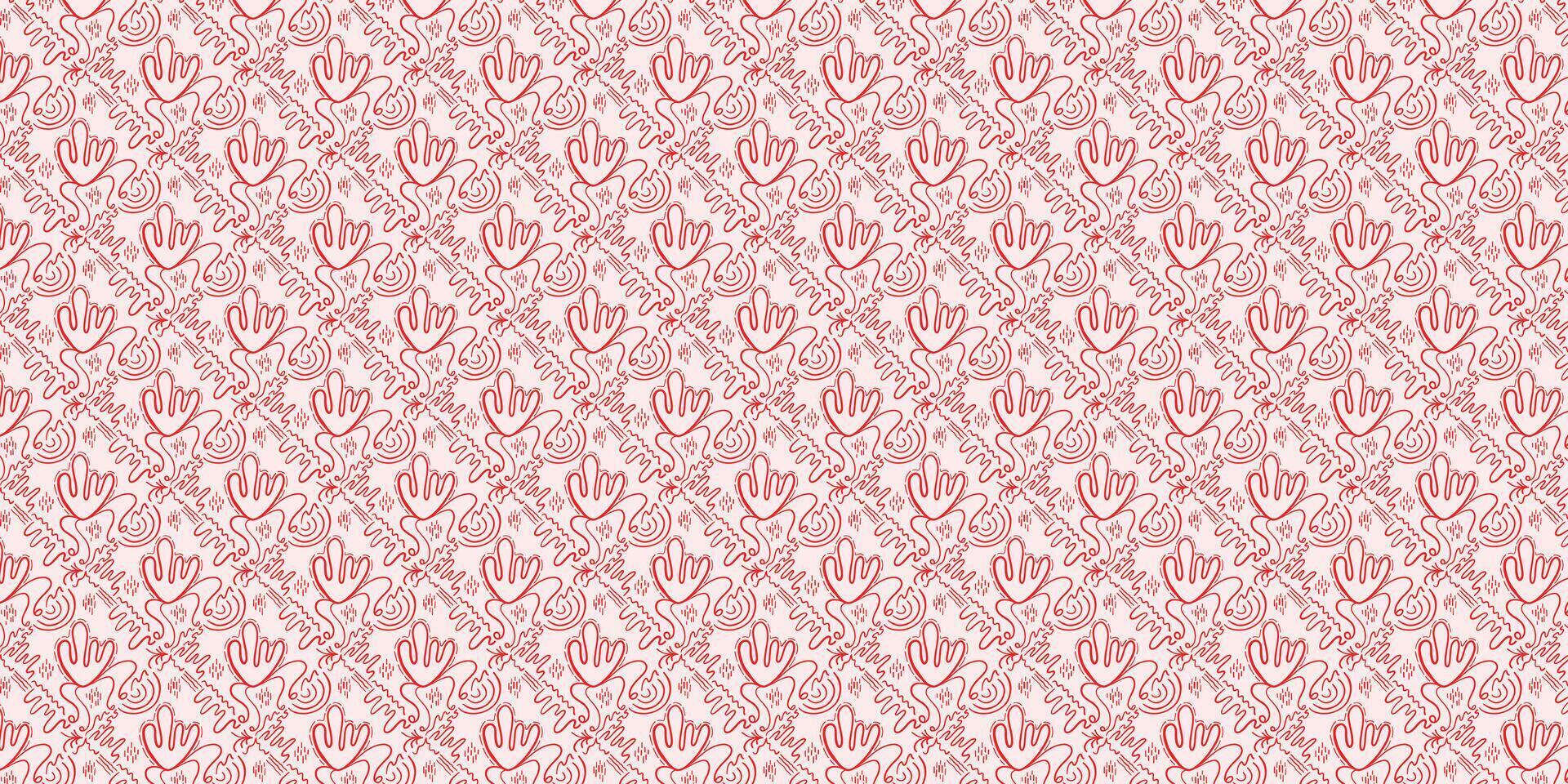 Abstract ornamental pattern background template. Thin line motif graphic element. Suitable for decorative poster, cover, banner, or wrapping paper. vector