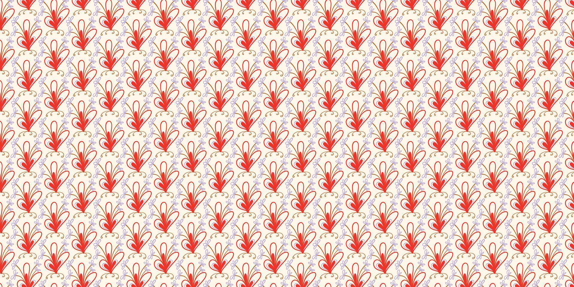 Abstract floral seamless pattern background. Decorative backdrop design template. For wrapping paper, poster, or banner design. vector