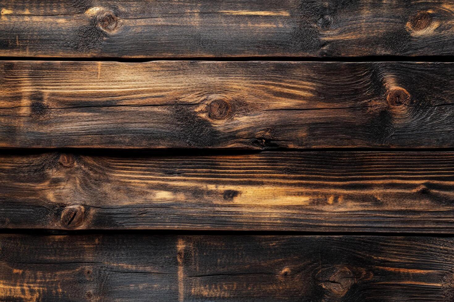 Dark textured planks create rustic, horizontal lines within a weathered wood grain backdrop photo