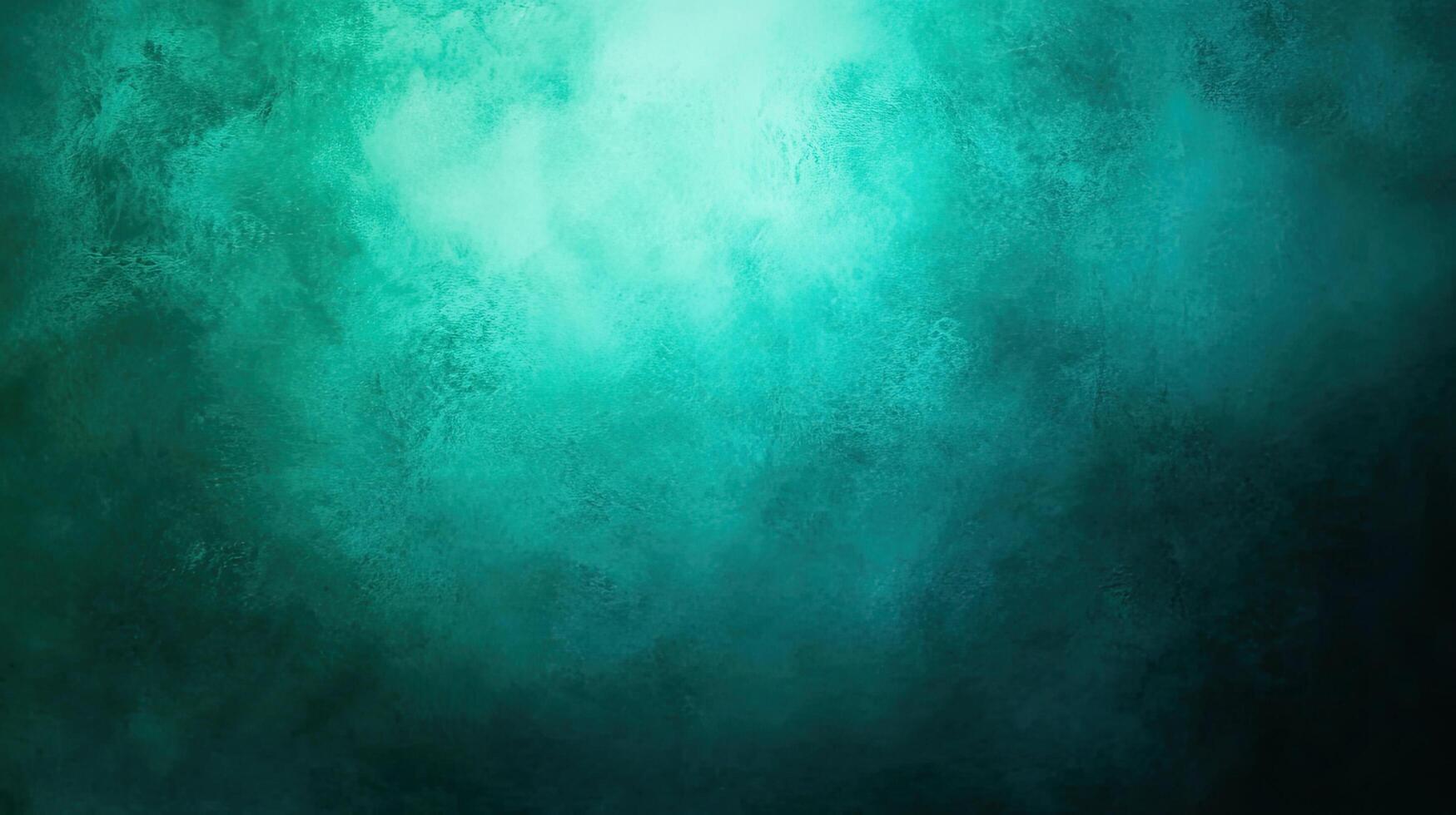 Shimmering turquoise canvas displays a textured effect with gradients transitioning from light to dark creating depth photo