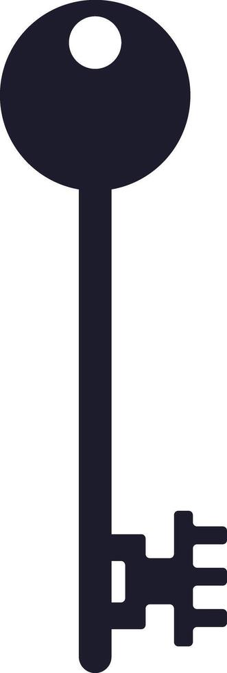 Skeleton key silhouette representing security access vector