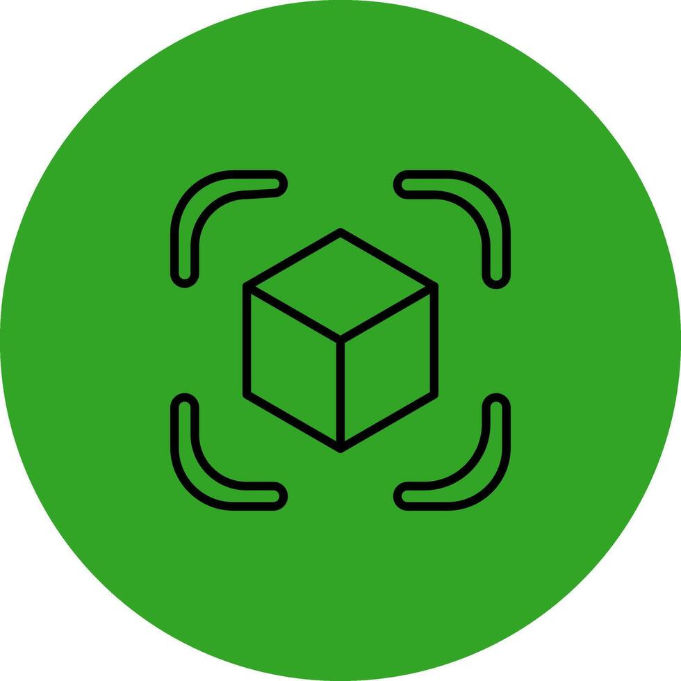 Cube Digital Technology Style Element vector