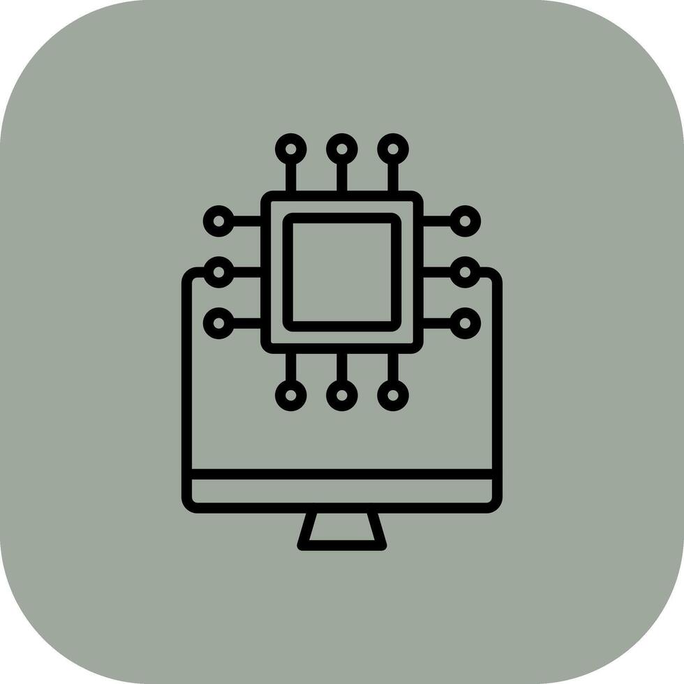 Monoitoring Gradient Style Design Element vector