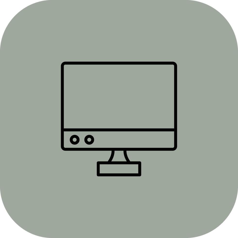 Desktop Smooth User Interface Symbol vector
