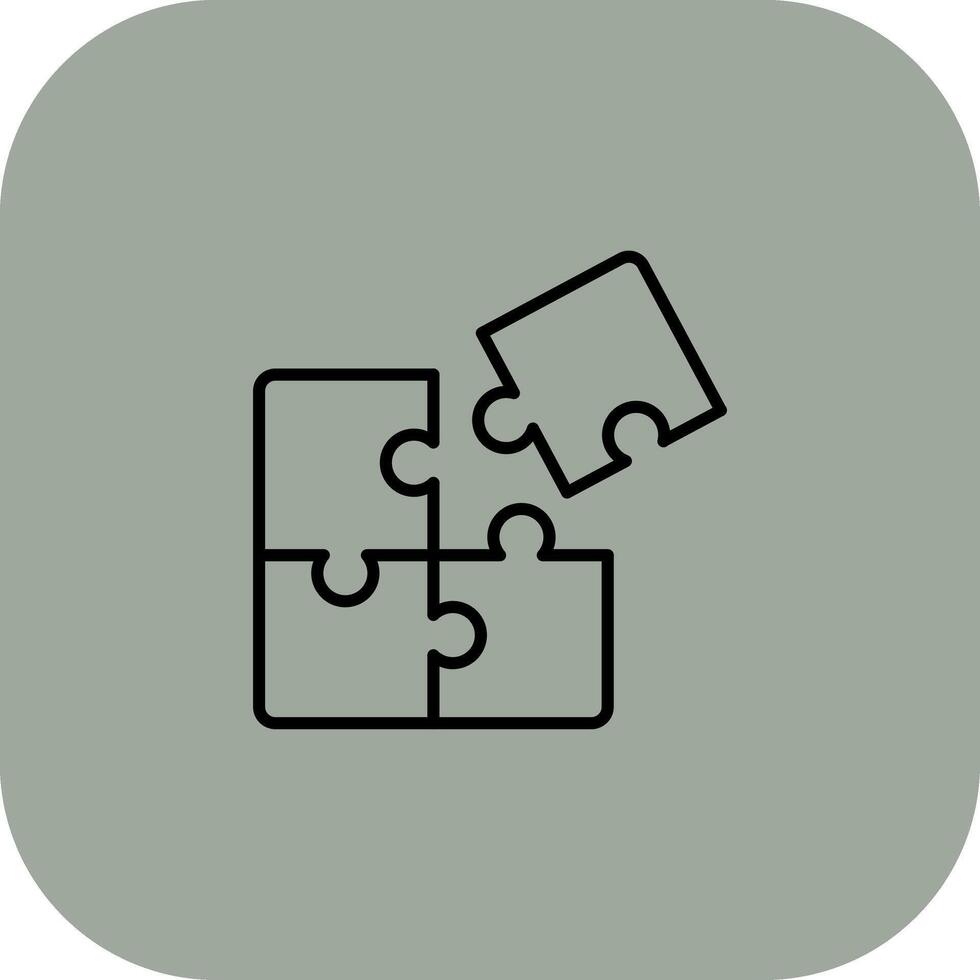 Puzzle Vibrant Color Visual Object vector