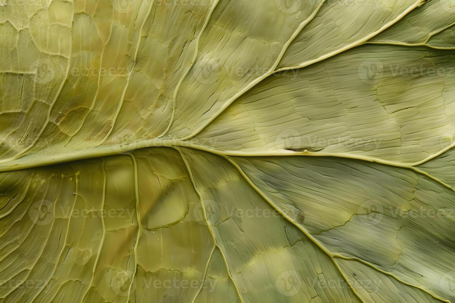Exploring the Intricate Veins and Textures of a Unique Leaf A CloseUp Study Revealing Natures Artistic Mastery with Detailed Analysis of its Cellular Structure and Organic Patterns, Showcasing the Bea photo