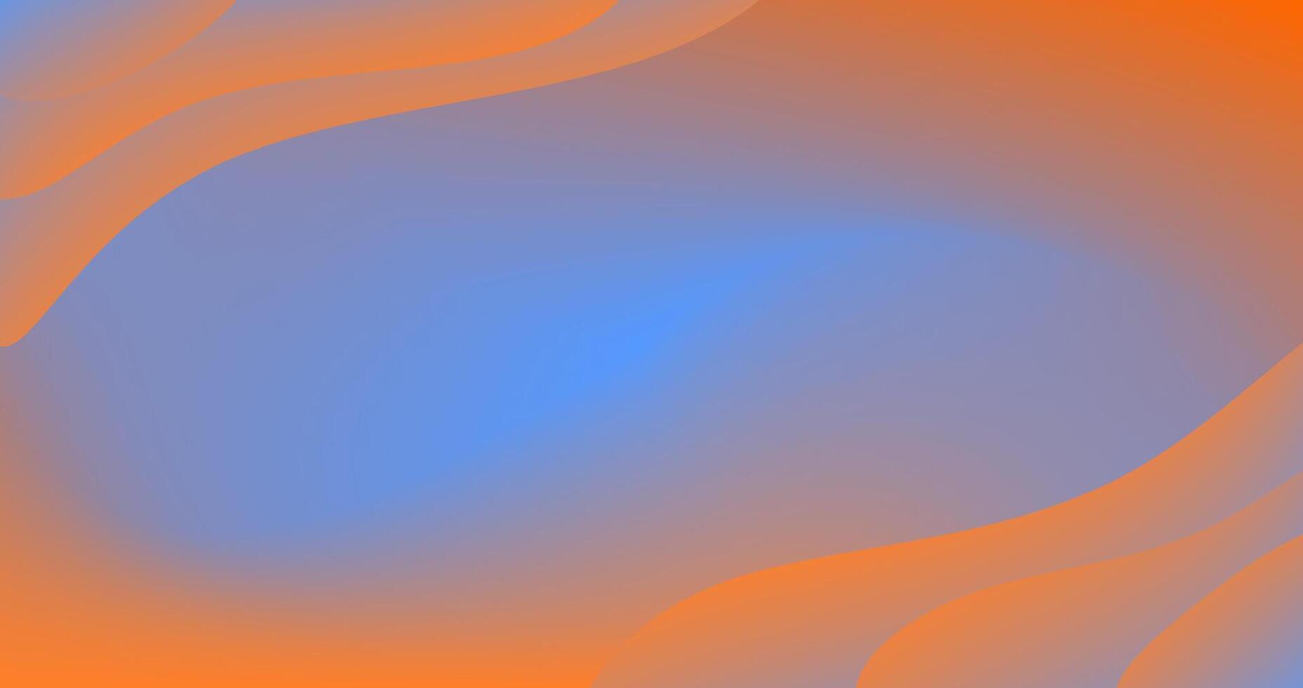 Blue Orange Gradient Mesh Fluid Mesh on Abstract Background vector