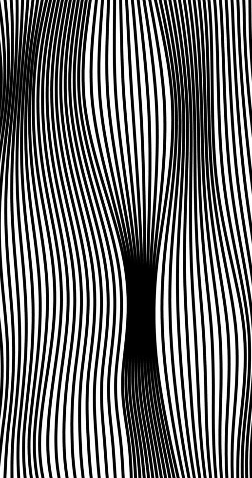 Abstract wavy background Black and white pattern Grid Design vector