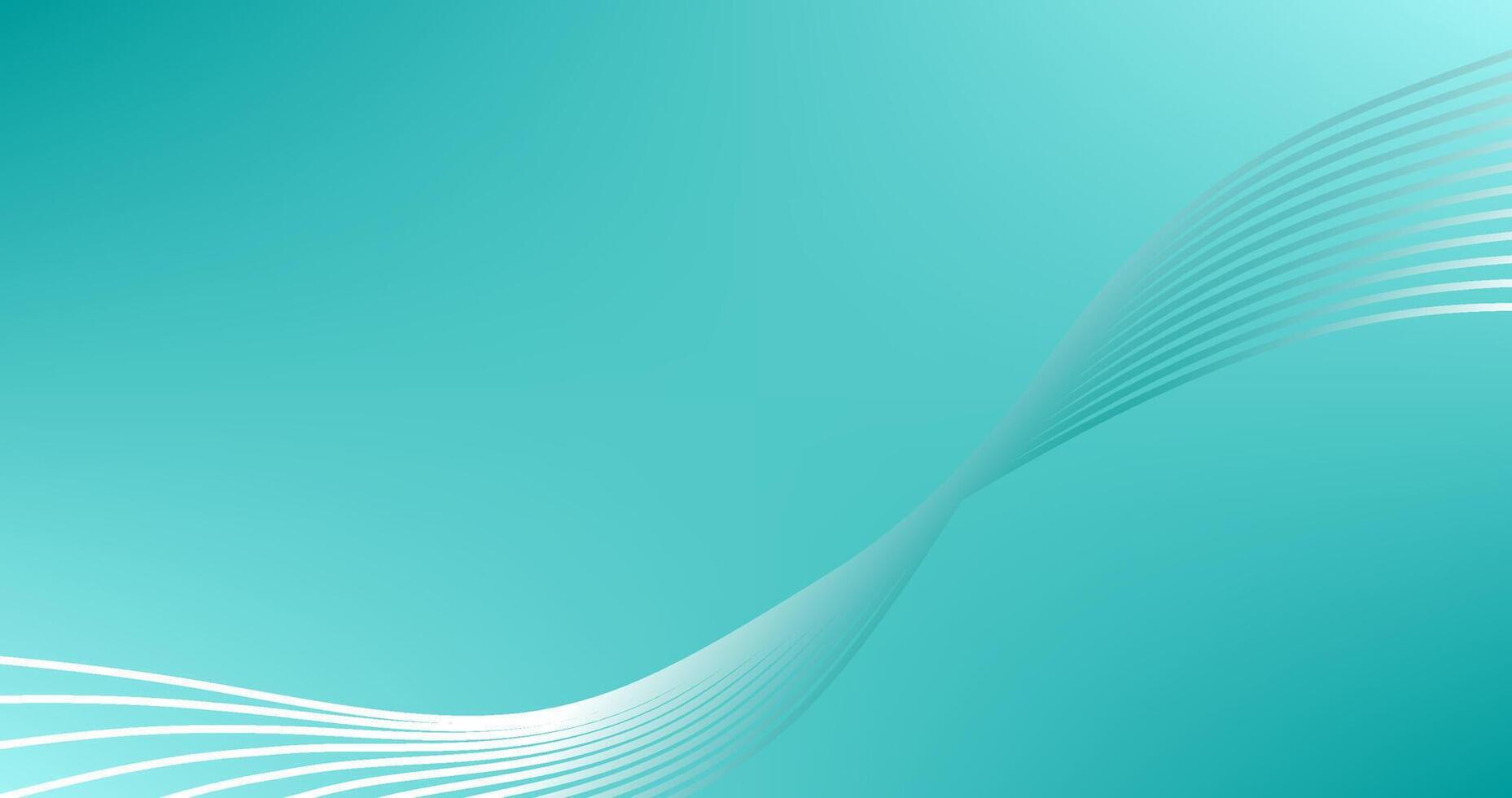 Waves on Green Abstract background for web design Green gradient Design vector