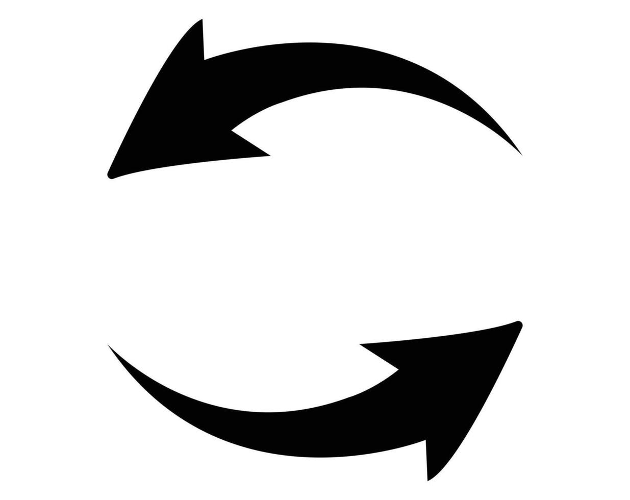 refresh reload arrow icon vector