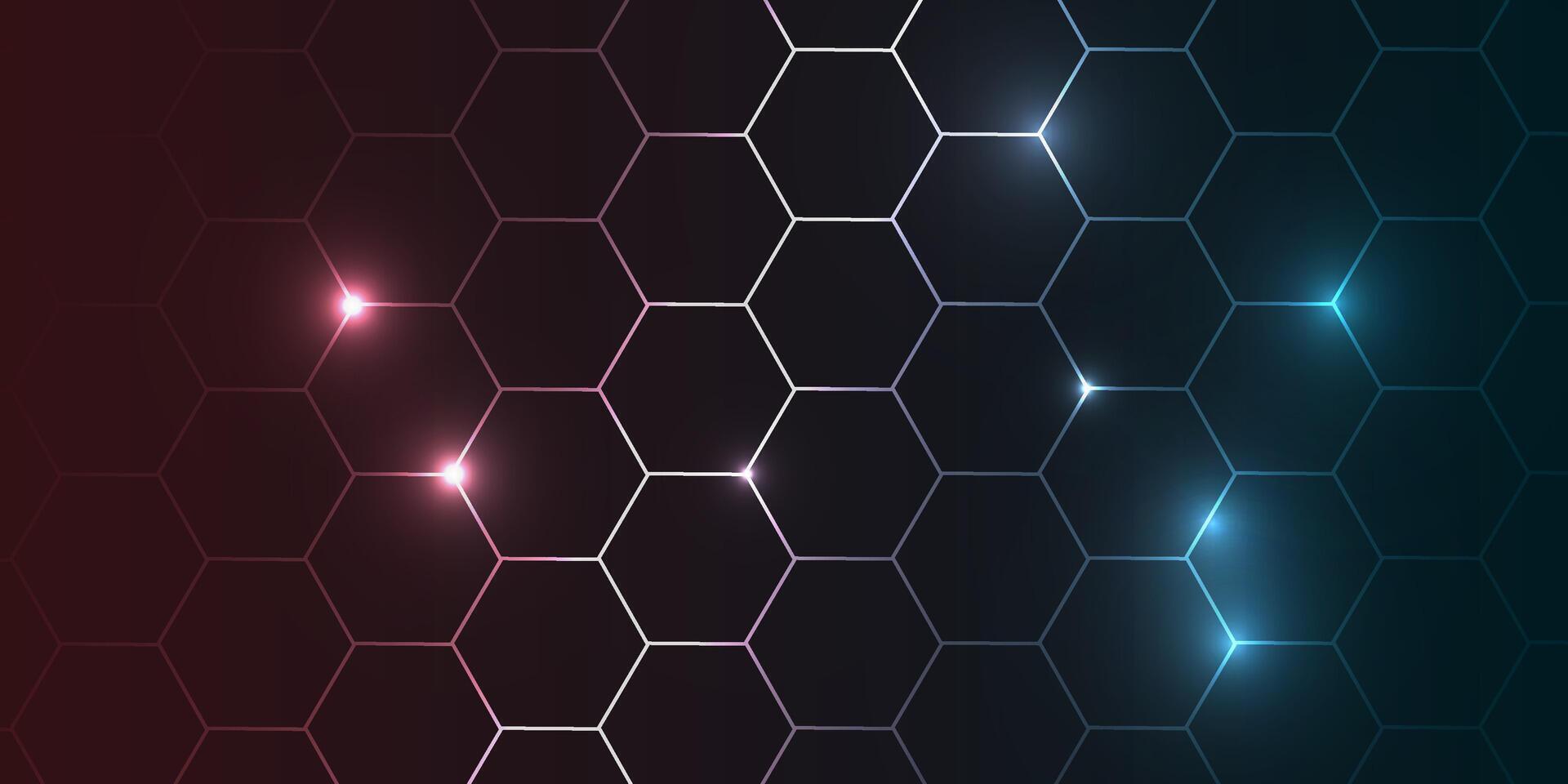 Modern hexagon honeycomb background, realistic abstract pattern, bg for tech, game, futuristic digital, medicine, science, technology, bio. vector