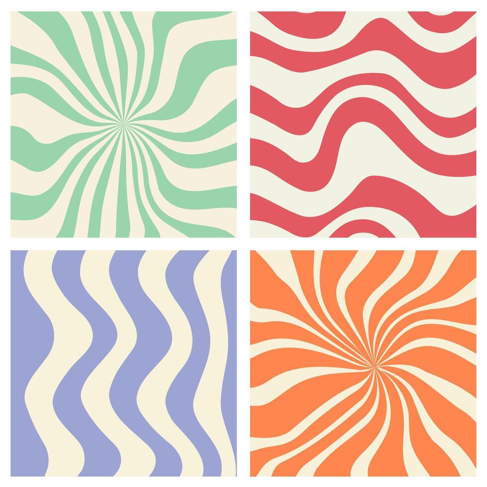 Geometric posters of simple shape and pattern. Abstract style. vector