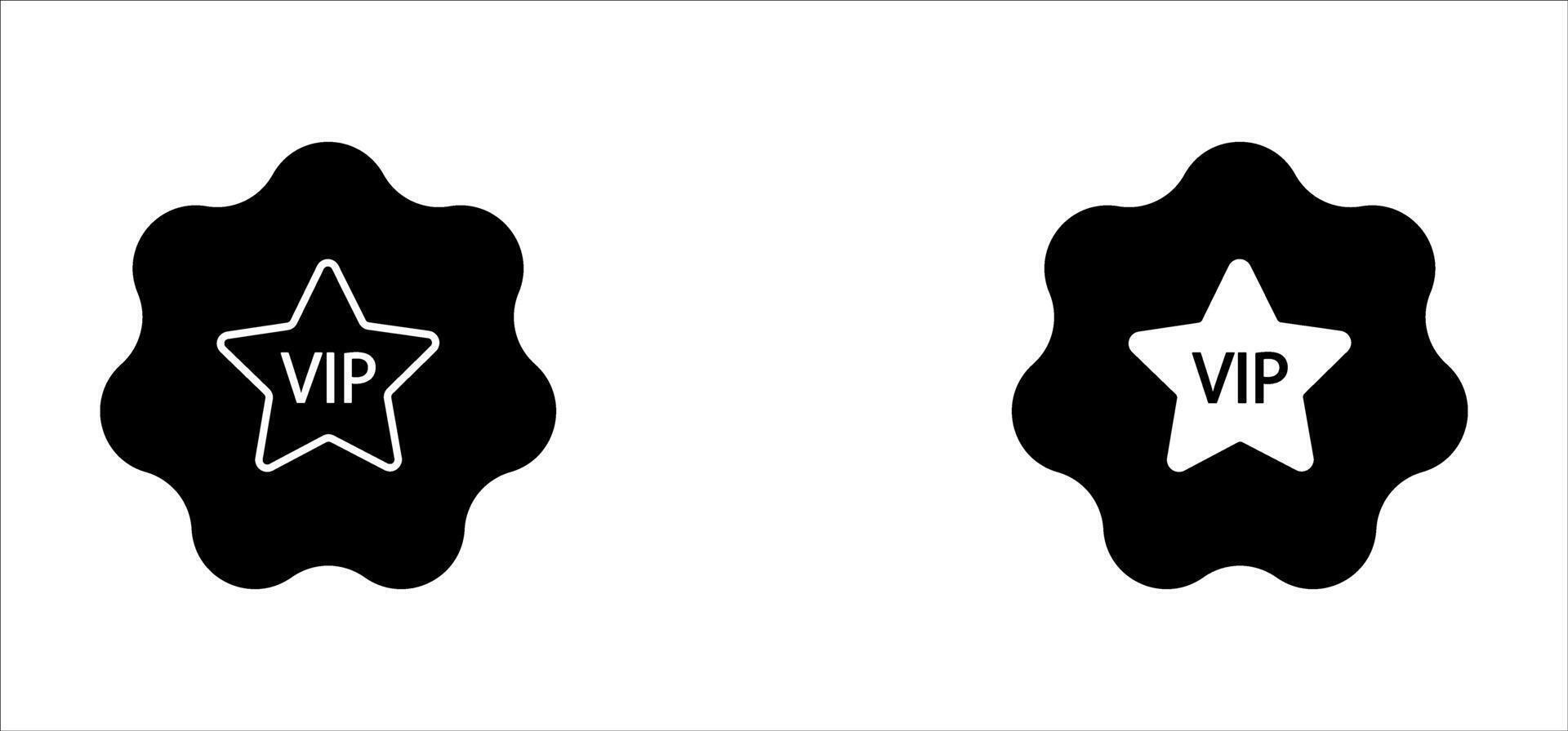 Premium vip icon for app, web and UI. stroke sign isolated on a white background. Outline icon of vip in trendy style. vector