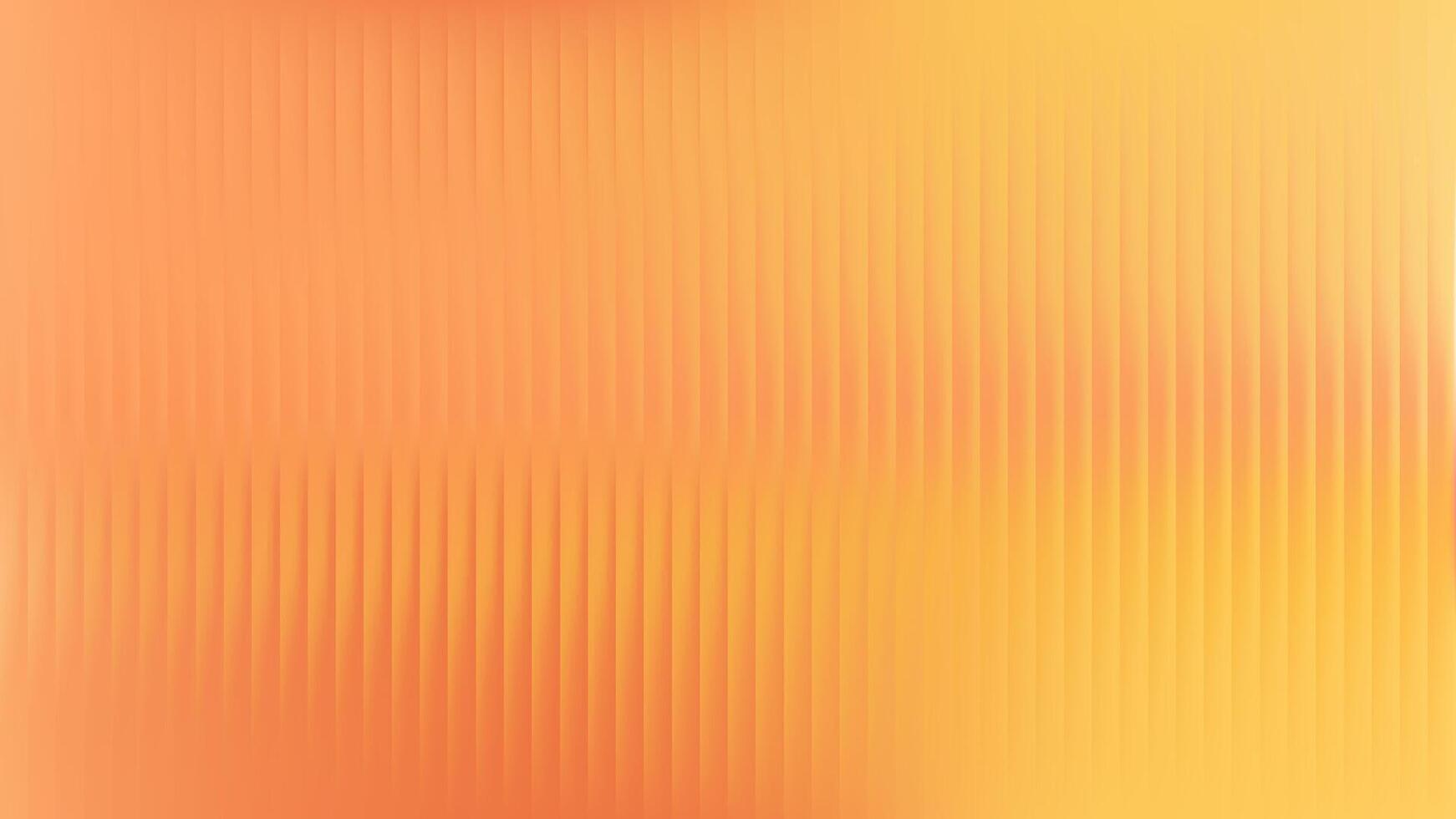 Orange glass reflection pattern. Aberration gradient effect for wall texture background. 3d ribbed emboss design. Plastic stripe panel for fashion bg. Corrugated and fluted blurry premium paper. vector