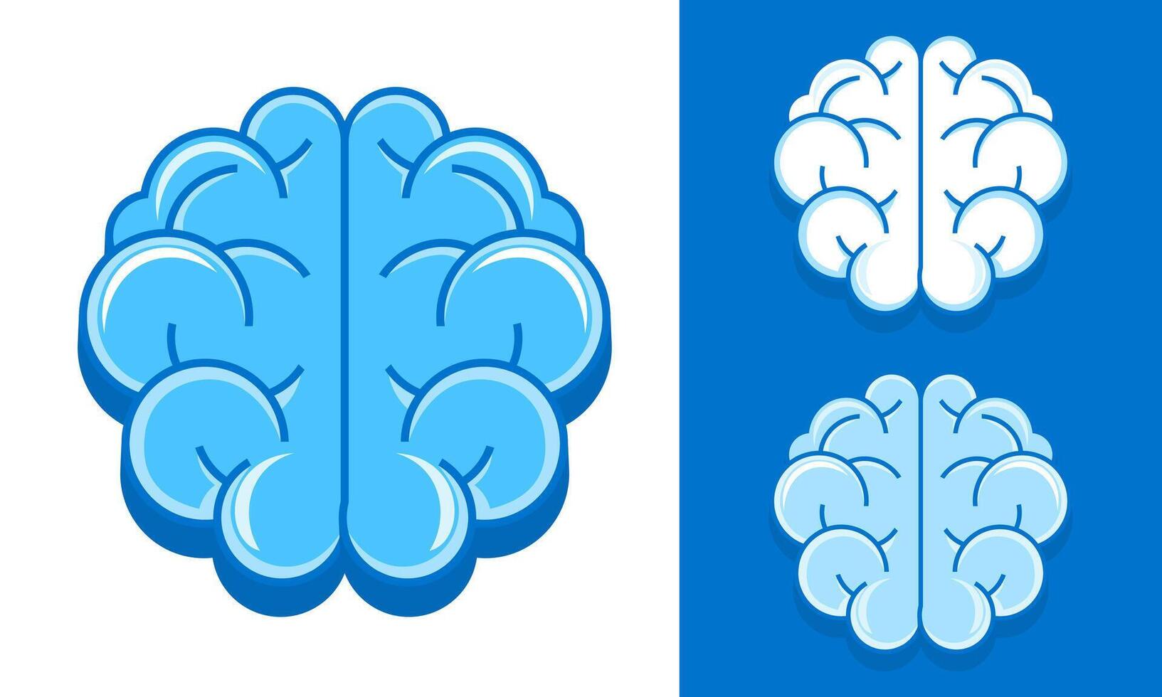 Smart brain concept icon representing knowledge and mental creativity in learning visuals vector