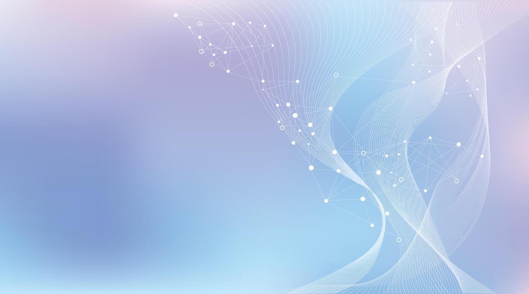 Scientific tree concept of network connection. Futuristic code flow element. Big data technology. Data tree illustration. vector