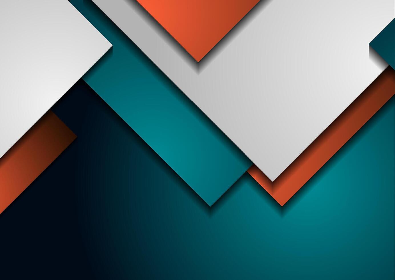 Geometric squares abstract corporate tech background vector