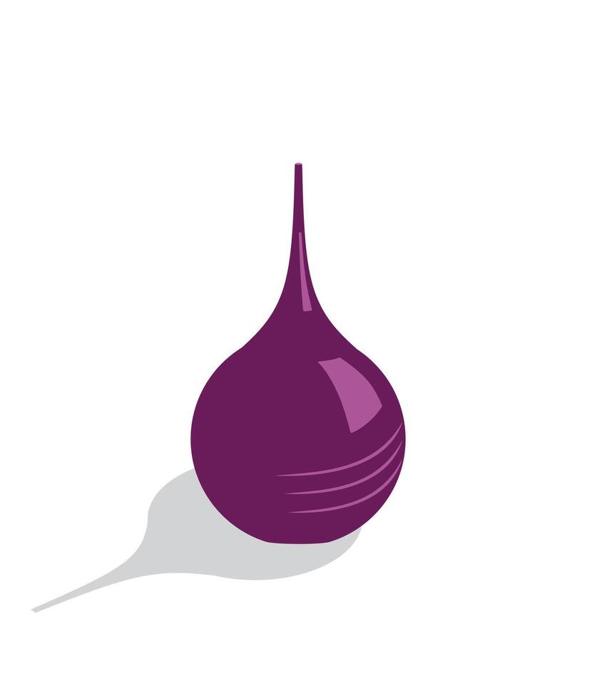 Enema. Medical instruments. Violet enema. Medical instrument with shade. Isolated on white background. vector