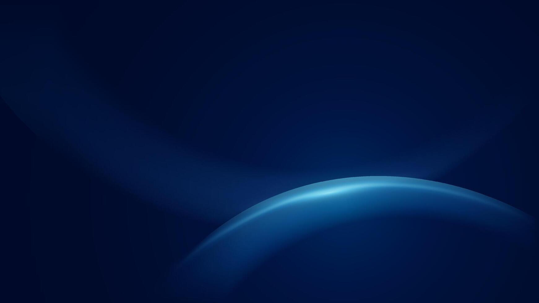 Abstract Neon technology background with Blue circle lines glowing light for Landing Page Web design vector