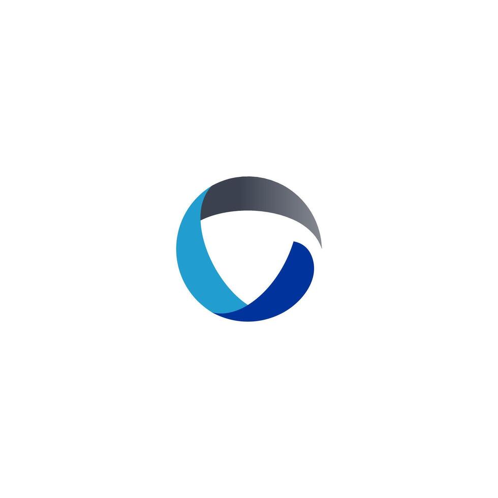 Dynamic shield Abstract Modern Graphic Design Element. Geometric Symbol. Colorful Gradient Blend Design. Creative Template. vector