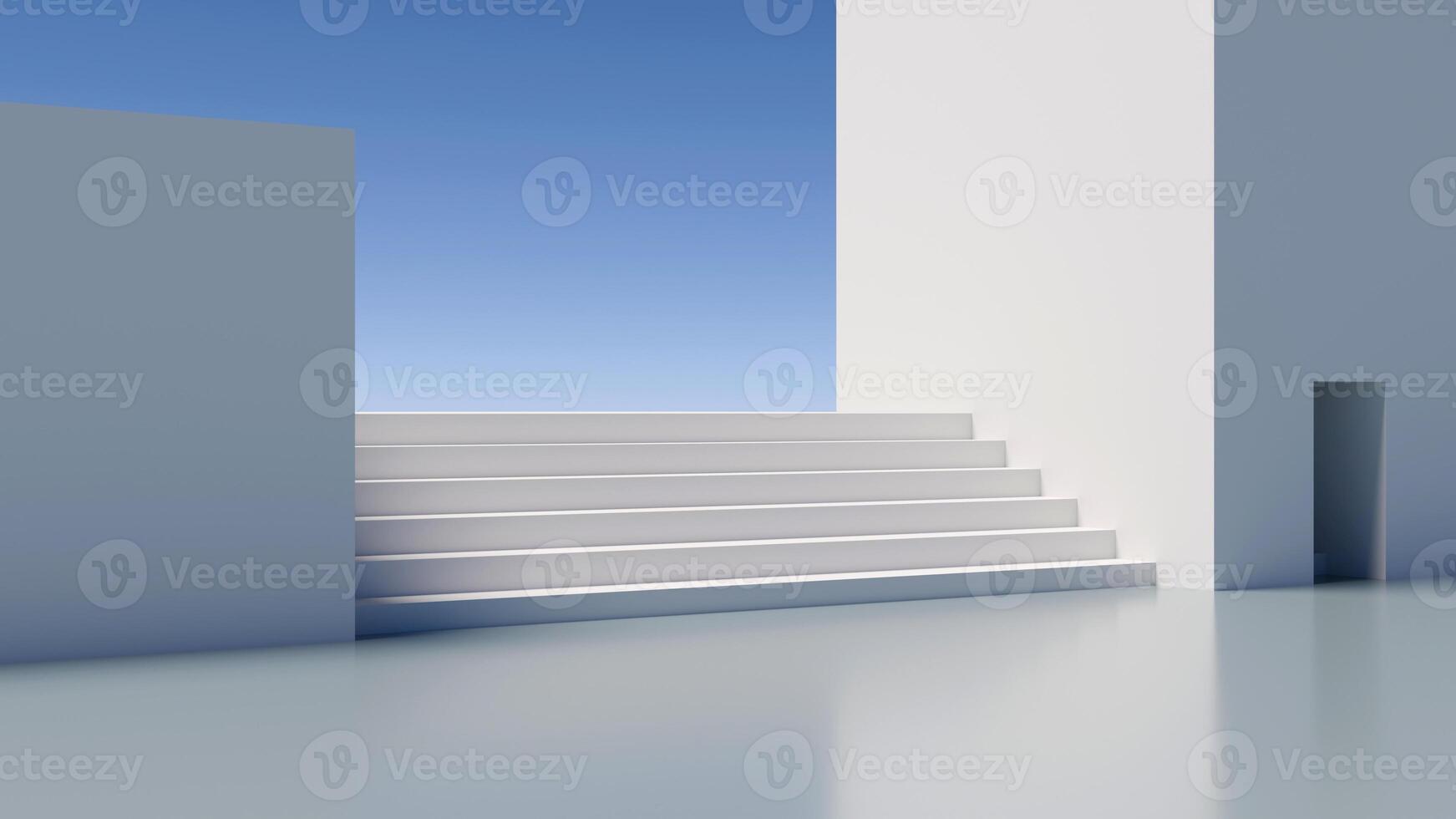 Abstract background of architecture stone texture background. Geometric pattern. 3d render of abstract futuristic architecture with empty floor. minimal exterior, product background. Geometric photo