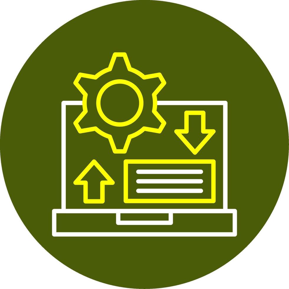 Agile Line Two Color Icon vector