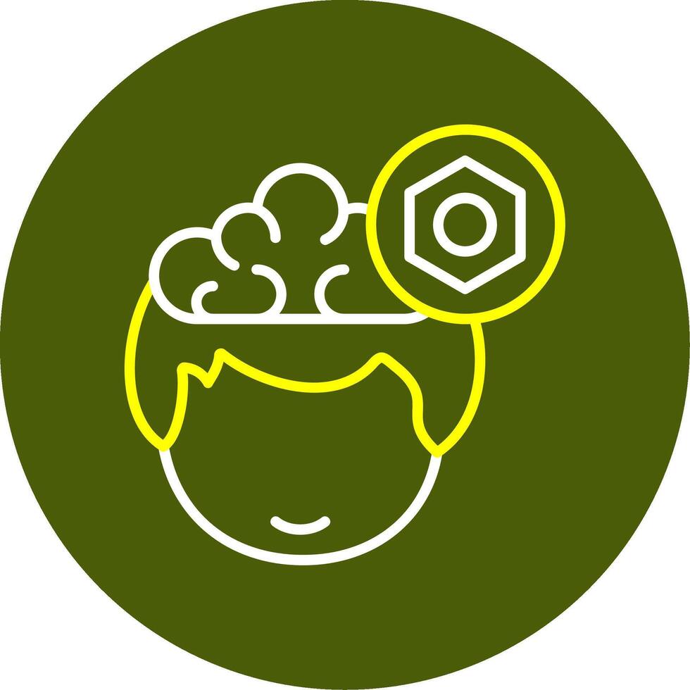 Setting Line Two Color Icon vector