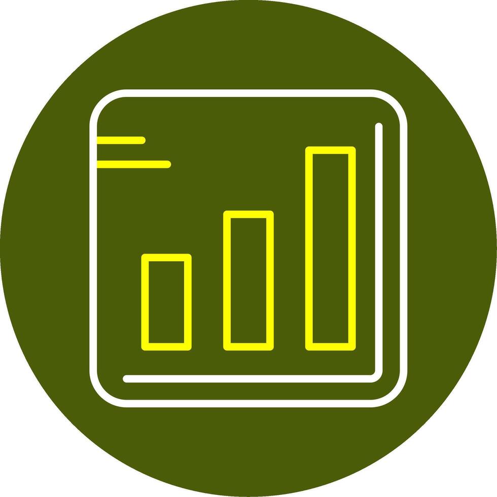 Signal strength Line Two Color Icon Design vector