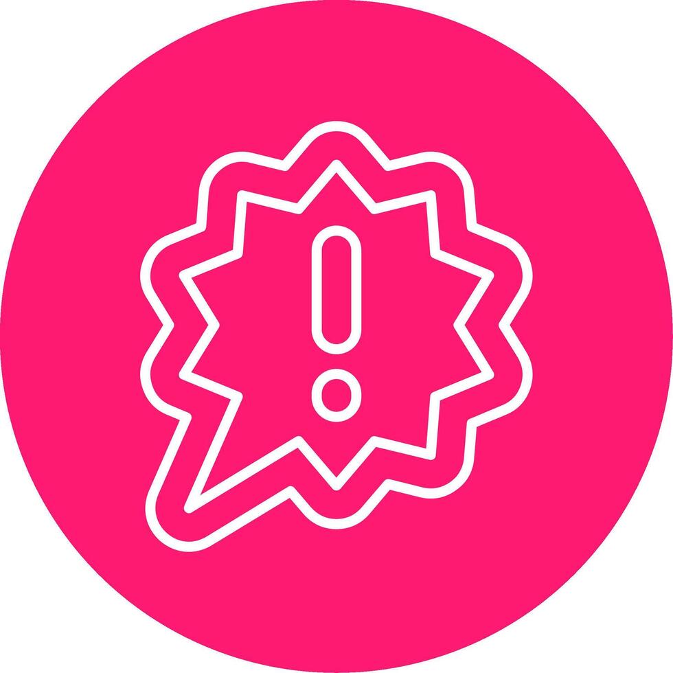 System Warning Alert Multi Color Circle vector