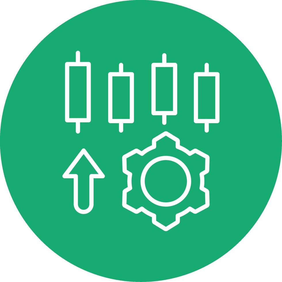 System Configuration Settings Multi Color Circle vector