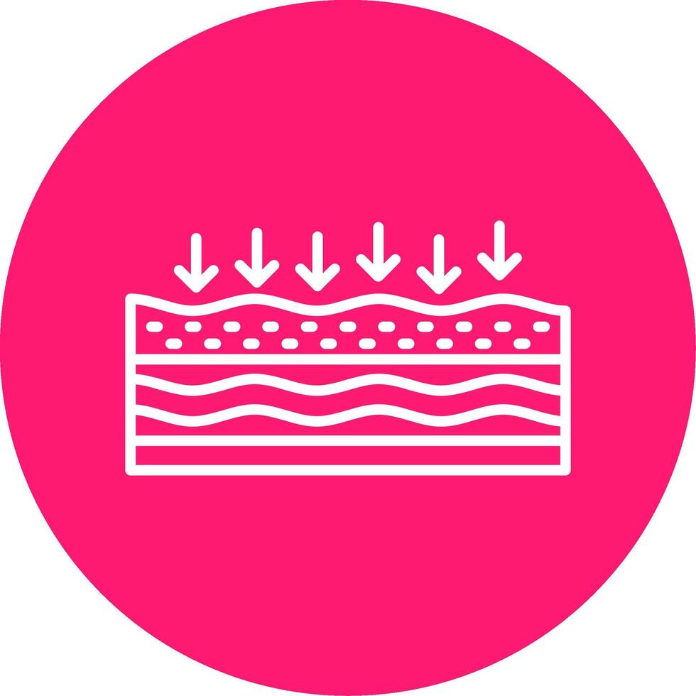 Flexible Bed Design Multi Color Circle vector